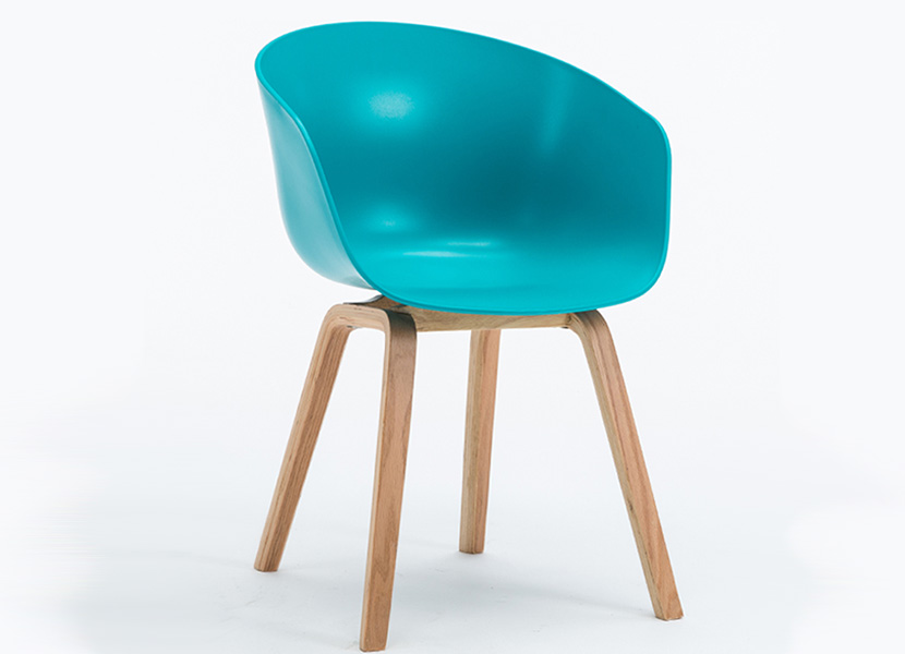 Eames-Style Mid Century Modern Dining Room Wooden Legs Chairs