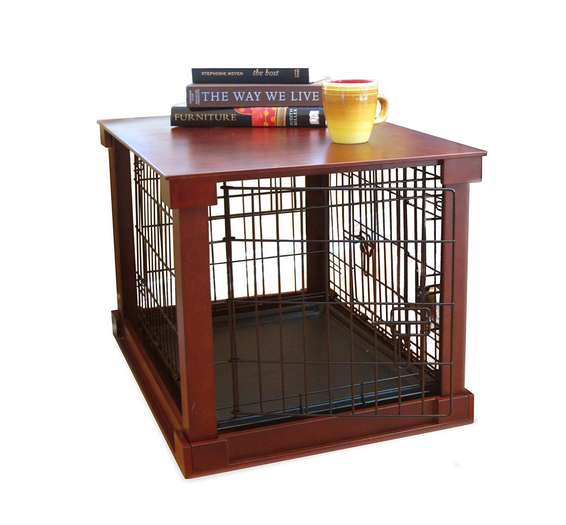 Wooden Pet Cage with Crate Cover Set