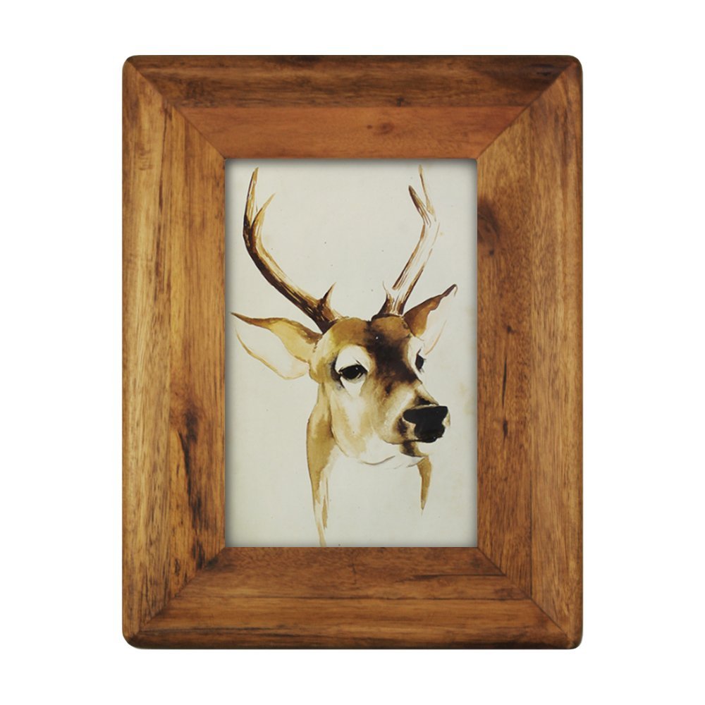Rustic Handmade Tabletop Photo Frames with Stand,Glass Front,Wall Hanging,