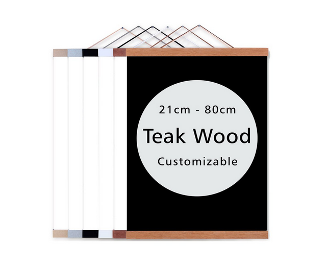 Modern Wooden Painting Frame, Magnetic Wood Photo Frame DIY Wall Hanger ,for Canvas Printing Poster