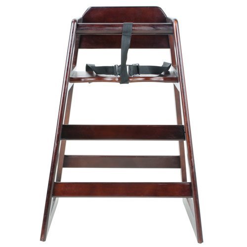 Walnut Baby Wooden High Chair