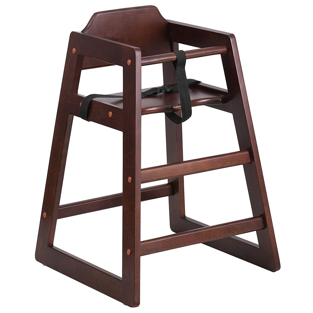 Walnut Baby High Chair