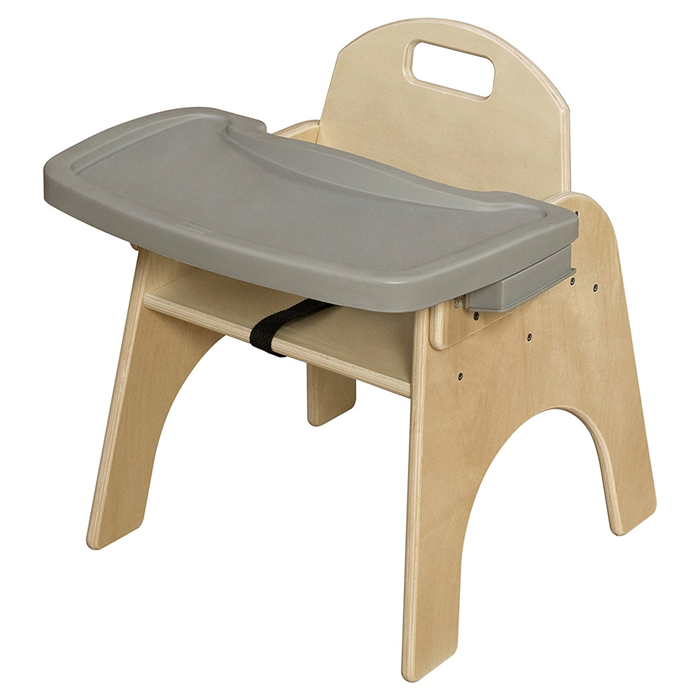 Stackable Woodie Kids Chair with Adjustable Tray