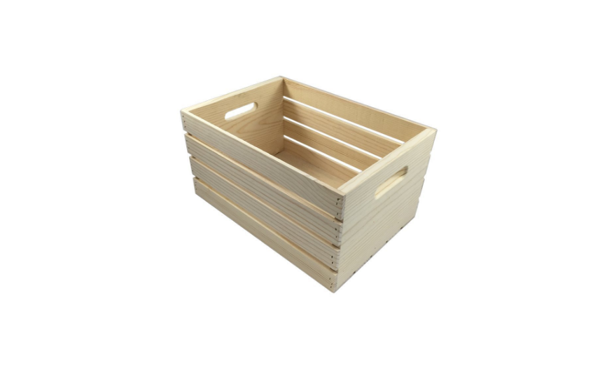 Pine wooden large crate
