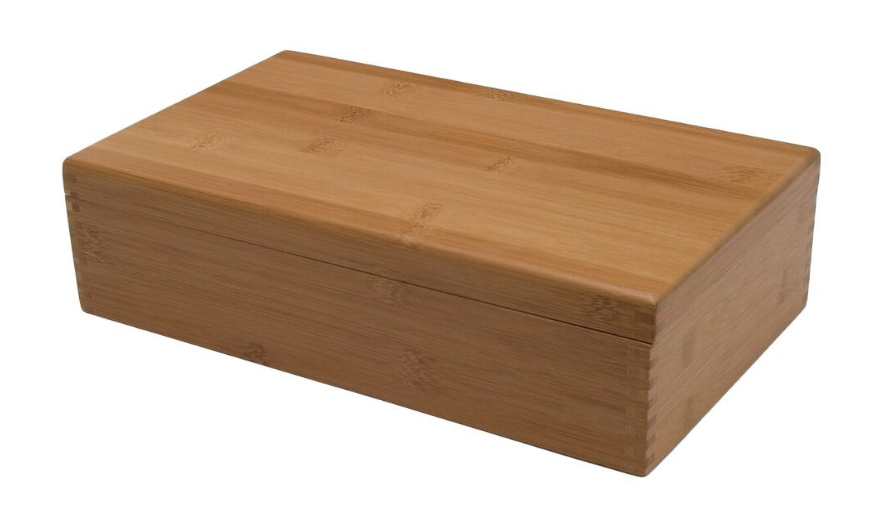 Bamboo Wood Tea Box with 8 Compartments