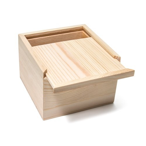 Hot Sale Customized Unfinished Gift Wooden Box With sliding lid