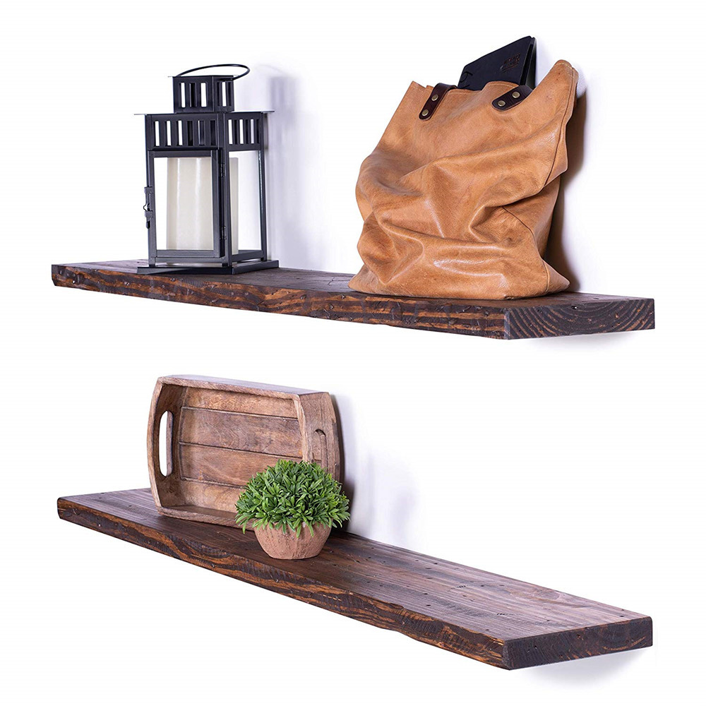 Rugged Distressed Floating Shelves