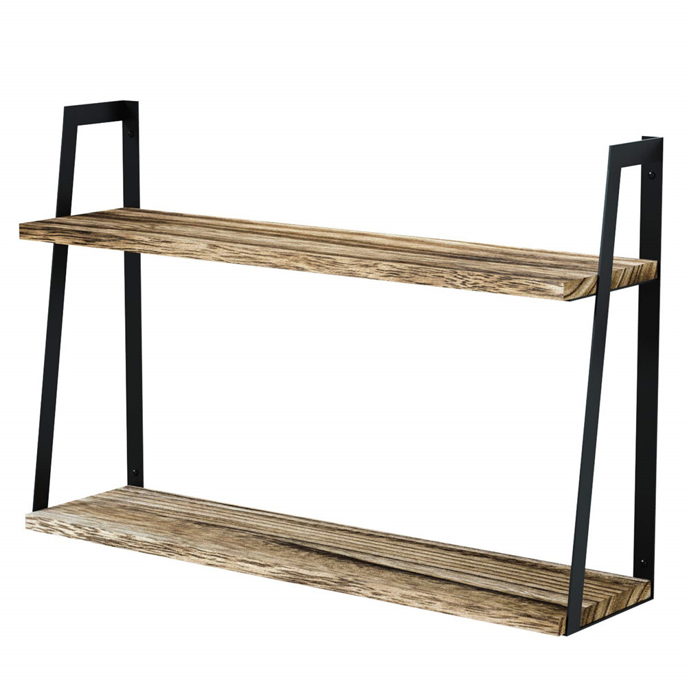 2-Tier Floating Wall Mount Shelves