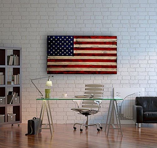 Large Distressed American Flag